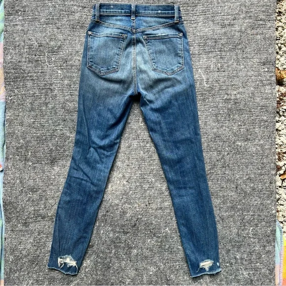 NWOT J.Brand Skinny Jeans, distressed, cropped, high waist CUT 12677 Sz 24 - Picture 2 of 12